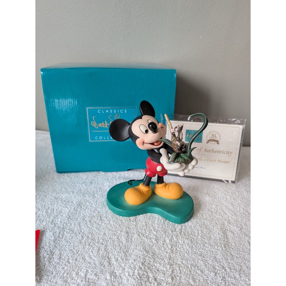 Disney WDCC It All Started With A Field Mouse Mickey Mouse 4024288 w/ Box & COA